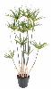 Plante artificielle Papyrus Alternifolius en pot - intérieur - H. 100cm vert