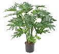 Plante artificielle Philodendron Selloum - plante d'intérieur - H.63cm vert