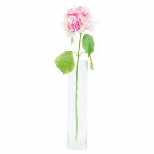 Fleur artificielle Hortensia géant - composition bouquet - H. 73cm rose