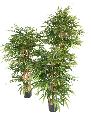 Bambou artificiel Gamme Eco Buisson - plante d'intérieur - H.155cm vert