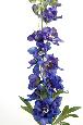 Fleur artificielle Delphinium - création de bouquet - H.90cm bleu