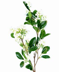 Fleur artificielle Jasmin - composition bouquet - H.70cm blanc