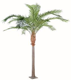 Palmier artificiel Phoenix Canariensis - plante artificielle luxe - H.440cm vert