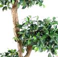 Arbre artificiel Ficus retusa crazy - plante synthétique - H.150cm vert