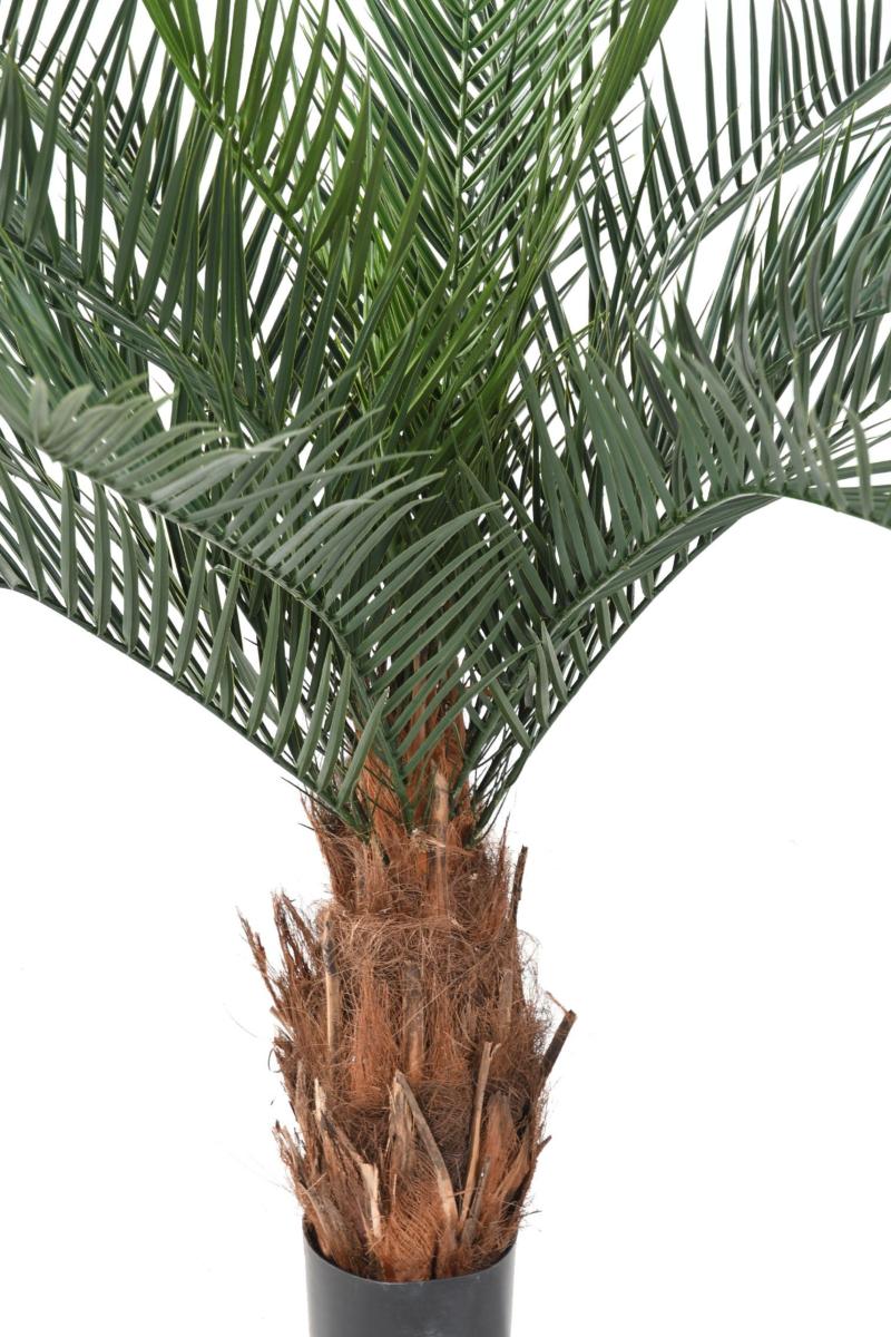 Palmier phoenix artificiel h130cm Ø165cm 18 palmes en pot exterieur - RETIF