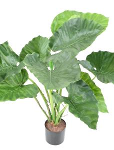 Plante artificielle Alocasia Calidora - plante verte d'intérieur - H.65cm