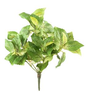 Feuillage artificiel Coleus en piquet - plante verte intérieur - H.40cm vert