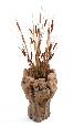Feuillage artificiel Jonc 5 fleurs - composition bouquet - H.120cm