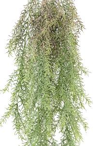 Feuillage artificiel chute de Rhipsalis - plante d'intérieur - H.101cm vert gris