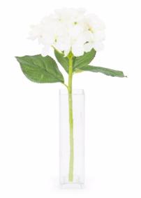 Fleur artificielle Hortensia - composition bouquet - H. 38cm blanc