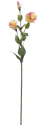 Fleur artificielle Lisianthus - composition florale - H.80 cm rose