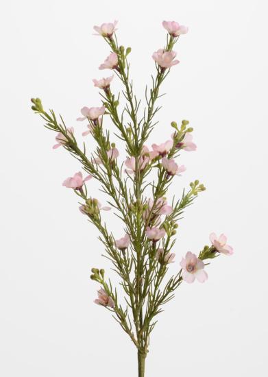 Fleur artificielle Wax - composition bouquet - H.58cm rose