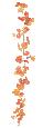 Guirlande artificielle de vigne 54 feuilles - intérieure - H.180cm automne