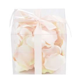 Rose artificielle boite de 100 pétales - décoration d'intérieur - Ø.4cm rose