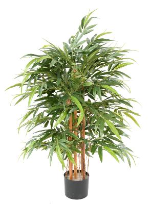 Bambou artificiel Gamme Eco Buisson - intérieur - H.125cm vert