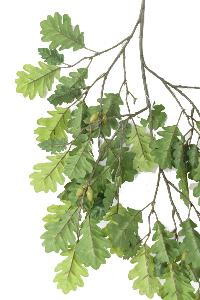 Feuillage artificiel Chêne branche mini spray - décoration d'intérieur - H.60cm vert