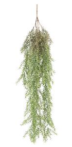 Feuillage artificiel chute de Rhipsalis - plante d'intérieur - H.101cm vert gris