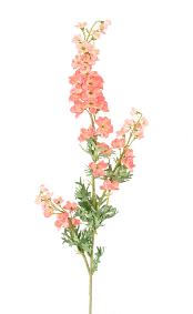 Fleur artificielle Delphinium - création de bouquet - H.86cm rose