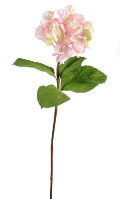 Fleur artificielle Hortensia - création bouquet - H.80 cm rose vert