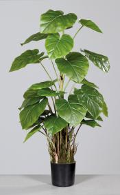 Plante artificielle Philo en pot - plante synthétique d'intérieur - H.80cm vert