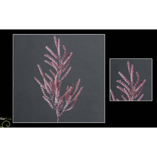 Branche artificielle de Tamarix - Collection Pastel PRUNE hauteur 77 cm - NO1