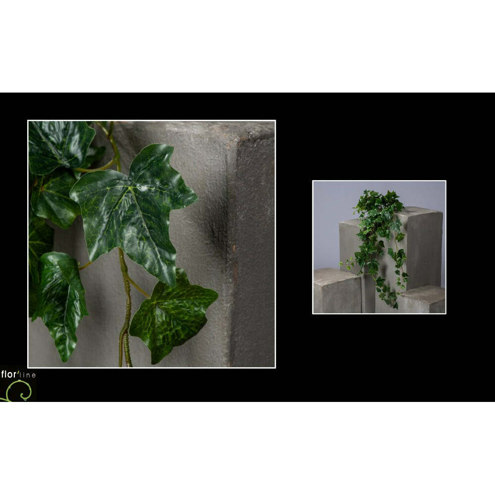 Feuillage artificiel chute d'hedera 159 feuilles- décoration d'intérieur - H.100cm vert P4