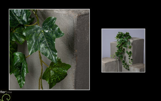 Feuillage artificiel chute d'hedera 159 feuilles- décoration d'intérieur - H.100cm vert P4
