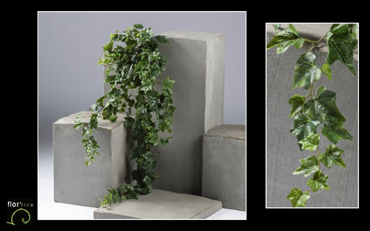 Feuillage artificiel chute d'hedera 230 feuilles- décoration d'intérieur - H.130cm vert - P4