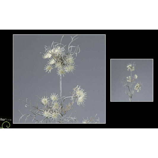 branche artificielle d'achilée - Collection Pastel creme hauteur 90 cm - NO1