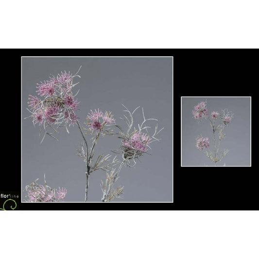 branche artificielle d'achilée - Collection Pastel pourpre hauteur 90 cm - NO1