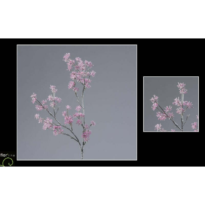 Branche artificielle d'érica - Collection Pastel pourpre hauteur 62 cm - NO3