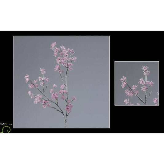 Branche artificielle d'érica - Collection Pastel pourpre hauteur 62 cm - NO3