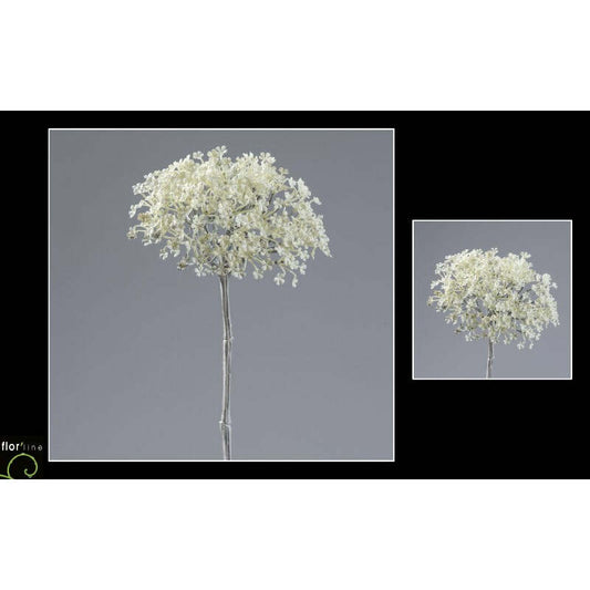 Branche artificielle  de Sedum - Collection Pastel vanille hauteur 62 cm - NO2
