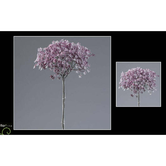 Branche artificielle  de Sedum - Collection Pastel pourpre hauteur 62 cm - NO2