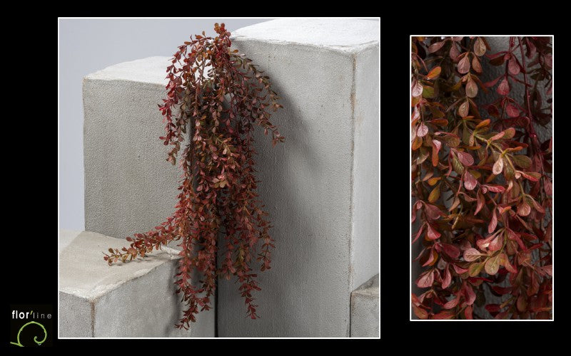 Plante artificielle chute de buxus - intérieur - H.85 cm - Brun - Q2