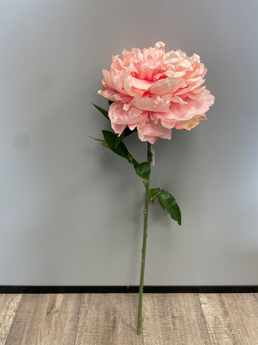 Fleur artificielle Pivoine géante - décoration d'intérieur - H. 80cm - rose - R4