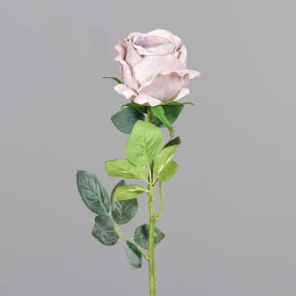 Fleur artificielle rose - composition florale - H.70cm - Mauve clair