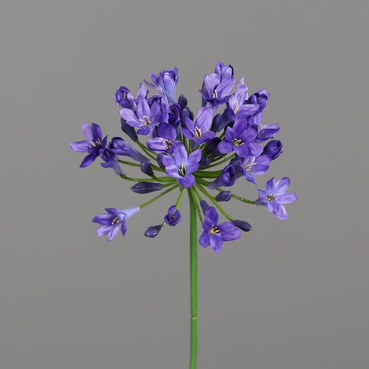 Fleur artificielle tige d'Agapanthe - composition bouquet - H.75cm - Lavande