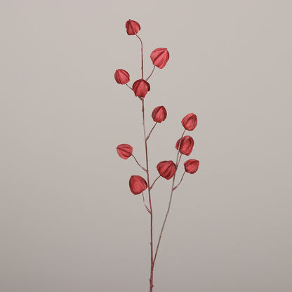 Branche de Physalis artificiel - création de bouquet - H.90cm pourpre