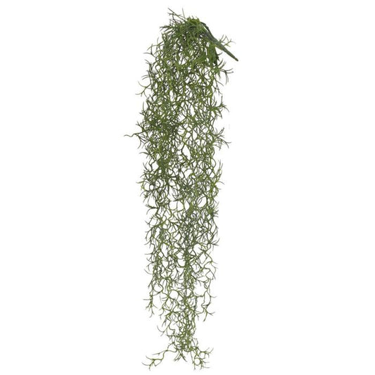 Feuillage artificiel chute de Tillandsia - mousse espagnole - H.69cm vert