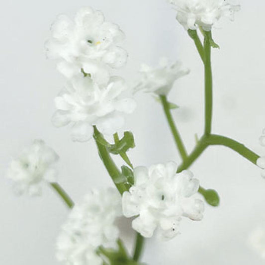 Fleur artificielle Gypsophile - composition bouquet - H.55cm blanc