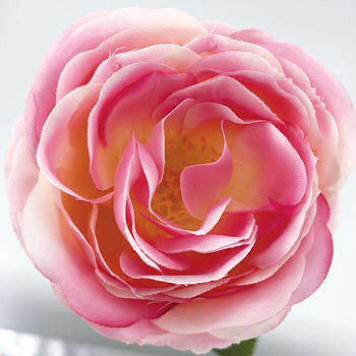 Fleur artificielle Rose - création de bouquet composition - H.68 cm rose - R3