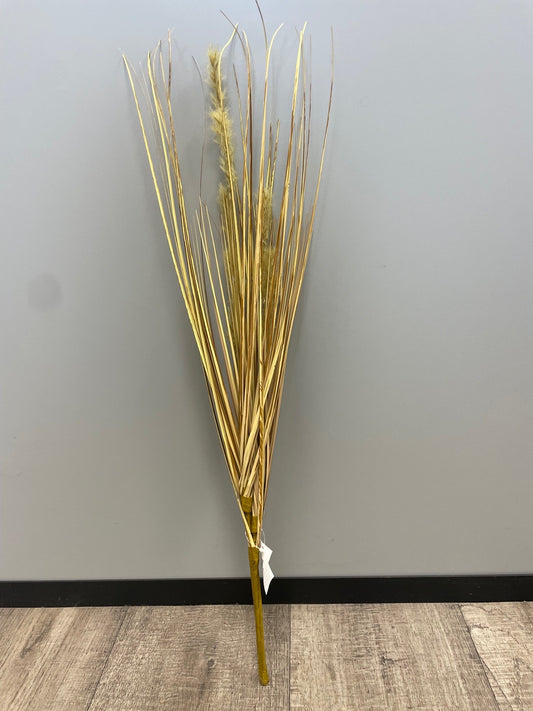 Plante artificielle Herbe sèche en piquet - intérieur - H.64cm marron jaune - P2