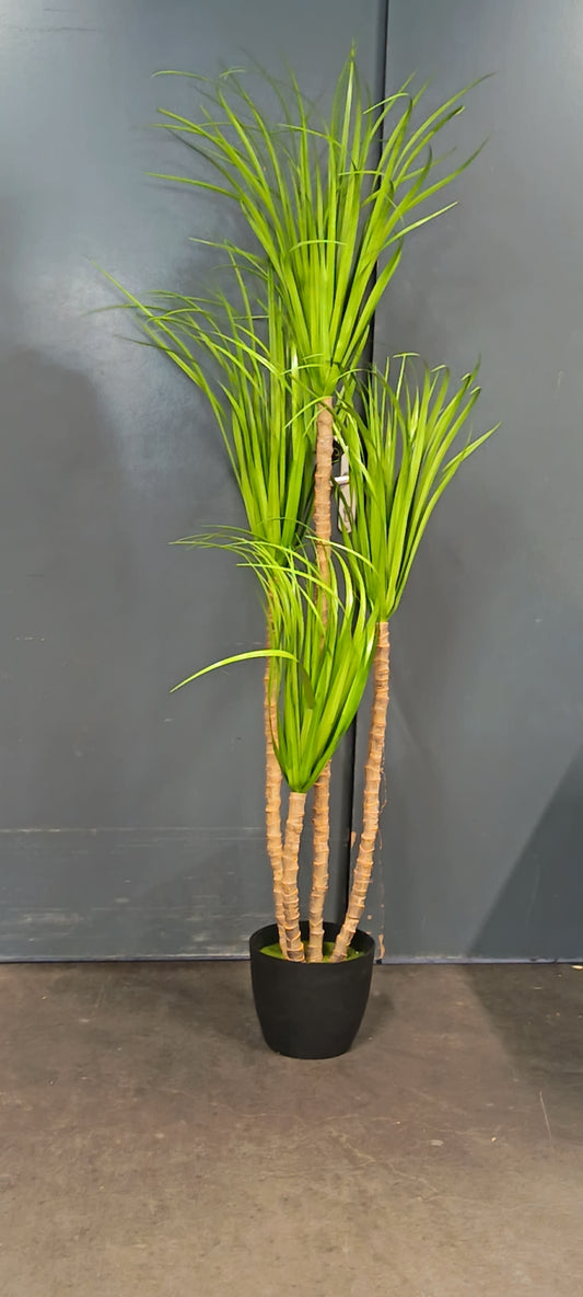 Plante artificielle Dracaena 4 troncs en pot - décoration d'intérieur - H.180 cm vert dépôt