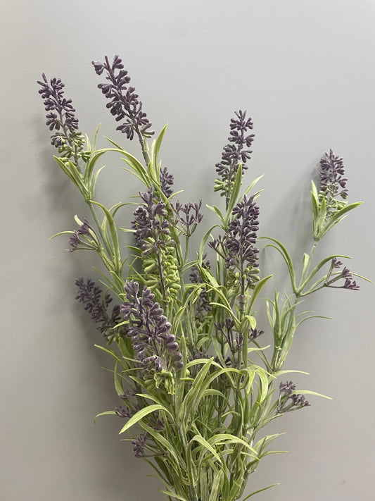 Plante artificielle Lavande en piquet - bouquet fleuri - H.45cm R1
