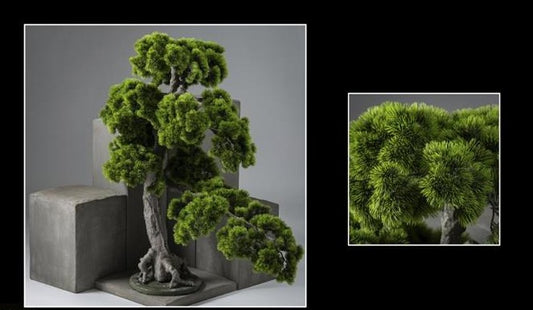 Pin Nuage Japonais Artificiel de 120 cm - Arbre Artificiel Intérieur / Extérieur