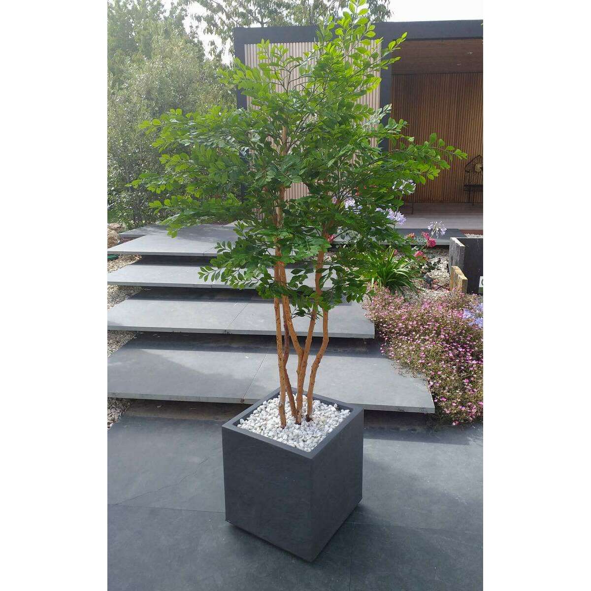 Arbre artificiel Acacia 5 troncs - plante d'intérieur - H.150cm vert