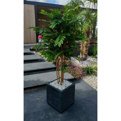 Arbre artificiel Charme 5 troncs - plante d'intérieur - H.150cm vert