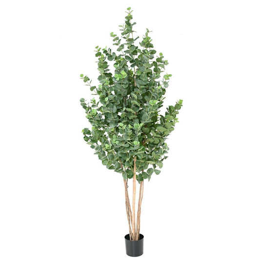 Arbre artificiel Eucalyptus Gunnii - plante synthétique d'intérieur - H.150cm