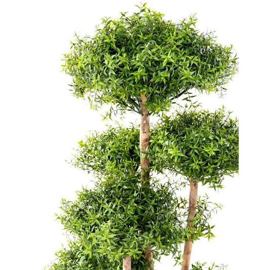 Arbre artificiel Eucalyptus nuage - plante intérieur extérieur - H.160cm vert